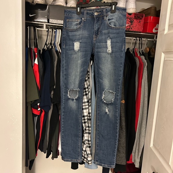 Blue Ripped Jeans - Picture 2 of 6